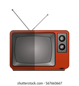 retro television icon