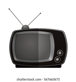retro television icon