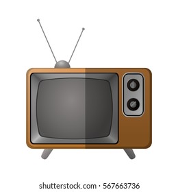 retro television icon