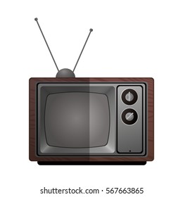retro television icon