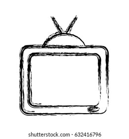 retro television icon