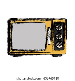 retro television icon