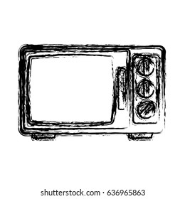 retro television icon