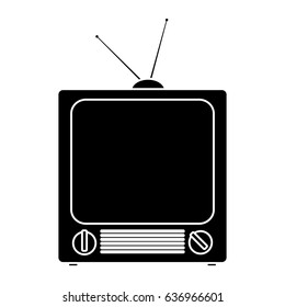retro television icon