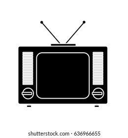 retro television icon