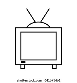 retro television icon
