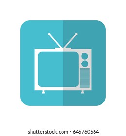 retro television icon