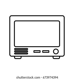 retro television icon