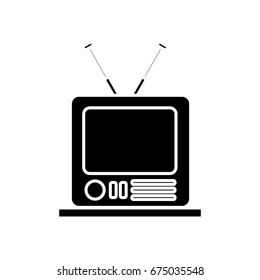 retro television icon