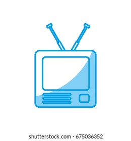 retro television icon