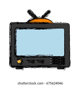 retro television icon
