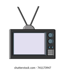 retro television icon