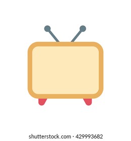 Retro Television icon design, vector illustration