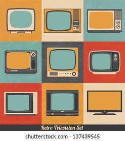 Iconos de televisión retro