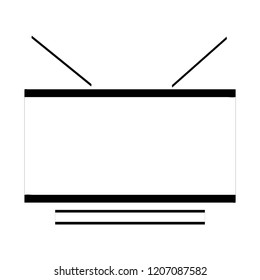 Retro television icon.vector