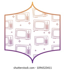retro television pattern 