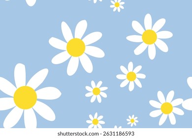 Floral Bonito Retrô. Tecido Desenhado À Mão, Envoltório De Presente, Design De Wall Art. Eps10