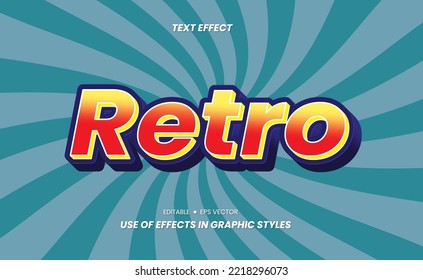 Retro Text - 3D Text Effects That Can Be Used Through Graphic Style Settings