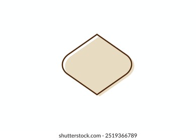 Retro text border box shape element design classic free vector editable background