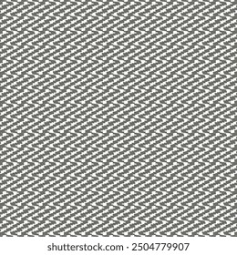 Diseño textil retro compuesto por repetidos zigzags. Patrón de Chevron en blanco y negro. Fondo de gráficos decorativos. Vector Abstractas.
