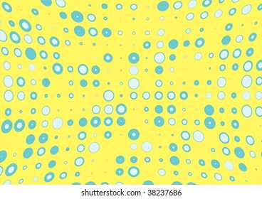Retro texture  on yellow background