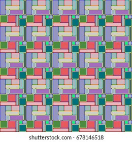 Retro texture, simple geometric shapes, vector background