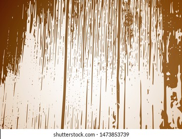 Retro texture. Vintage texture. Beige-brown texture, surface with damaged paint. Template for the design of the old woody background. Vector illustration