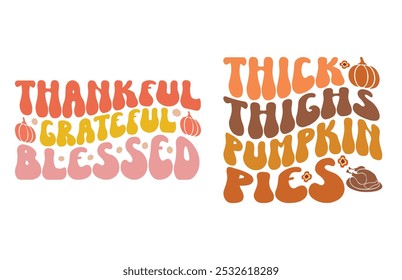 Retro Thanksgiving  Bundle Thanksgiving Shirt Fall Autumn Shirt Thanksgiving  Groovy Than
