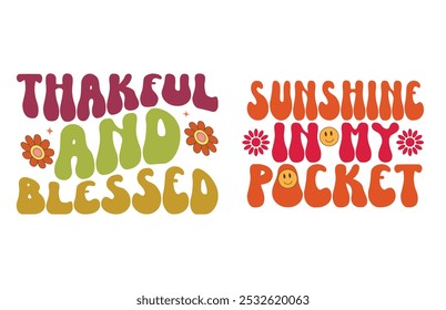 Retro Thanksgiving  Bundle Thanksgiving Shirt Fall Autumn Shirt Thanksgiving  Groovy Than
