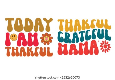 Retro Thanksgiving  Bundle Thanksgiving Shirt Fall Autumn Shirt Thanksgiving  Groovy Than

