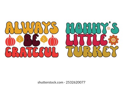 Retro Thanksgiving  Bundle Thanksgiving Shirt Fall Autumn Shirt Thanksgiving  Groovy Than
