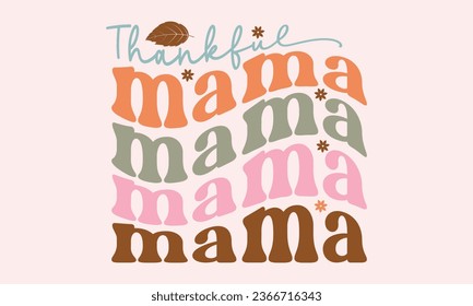 Retro Thanksgiving EPS Bundle ,Single Design