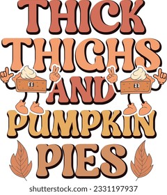 Retro Thanksgiving Sublimation Designs Bundle
