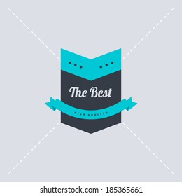 retro theme quality label