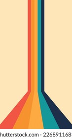 retro throwback 70s 1970s stripe beach 70's vibes minimal art 