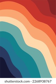 retro throwback 70s 1970s stripe beach 70's vibes minimal art 