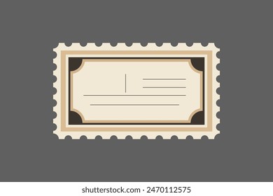Ticket retro, maqueta de Cupón. Diseño de Plantilla para espectáculos, eventos, tarjetas de embarque.