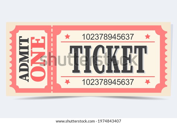 Retro tickets. Vintage. Old style. Classic\
vintage retro ticket for movies parties, cinema, theatre, circus\
and other events.\
