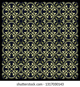 retro tile pattern. traditional tiles pattern