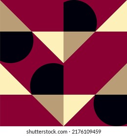 Retro tile print! Pattern is vector, scalable, editable and high-resolution for web and print use.