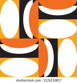 Retro tile print! Pattern is vector, scalable, editable and high-resolution for web and print use.