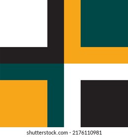 Retro tile print! Pattern is vector, scalable, editable and high-resolution for web and print use.