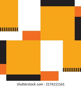 Retro tile print! Pattern is vector, scalable, editable and high-resolution for web and print use.
