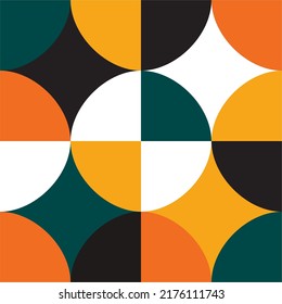 Retro tile print! Pattern is vector, scalable, editable and high-resolution for web and print use.