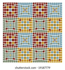 Retro Tiles seamless Background