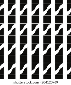 Retro tiles seamless pattern, vector background.