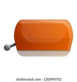 Retro toaster icon. Cartoon of retro toaster vector icon for web design isolated on white background