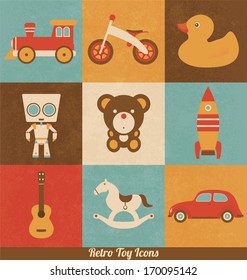 Retro Toy Icons