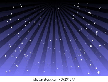 Retro tracks  with stars
