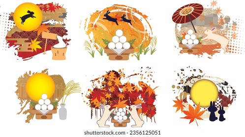 Retro and traditional autumn leaves with a sense of luxury
